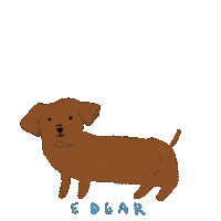 Stand Up Edgar Sticker by Andrea Caceres