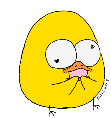 chill__gift giphyupload funny cute heart Sticker