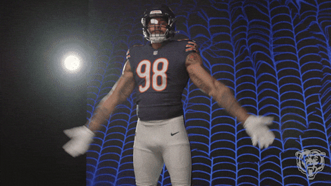 Sweat Pump GIF by Chicago Bears