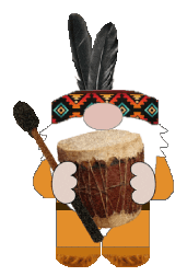 Native American Gnome Sticker