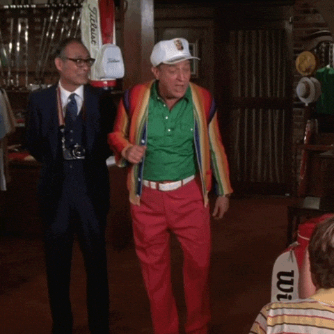 Golf Insulting GIF by Rodney Dangerfield