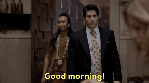 Good Morning Reaction GIF by CBS