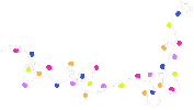 Tis The Season Christmas Lights Sticker by The Ladies Edge