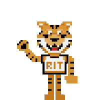 Pixel Sticker Sticker by Rochester Institute of Technology