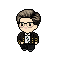 Pixel What Sticker