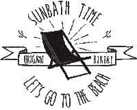 origamibikini beach time sun sunshine Sticker
