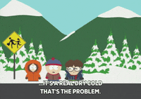 snow tree GIF by South Park 