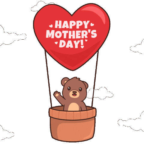 Mothers Day Heart Sticker by BEARISH