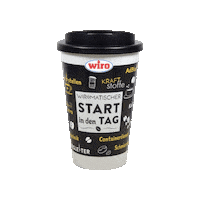 wirowittrock coffee kaffee to go coffeemug Sticker