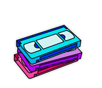 Tecco vhs tecco teccoskin Sticker