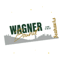 Wagnerbound Sticker by Wagner College