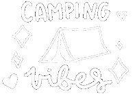 Summer Camping Sticker