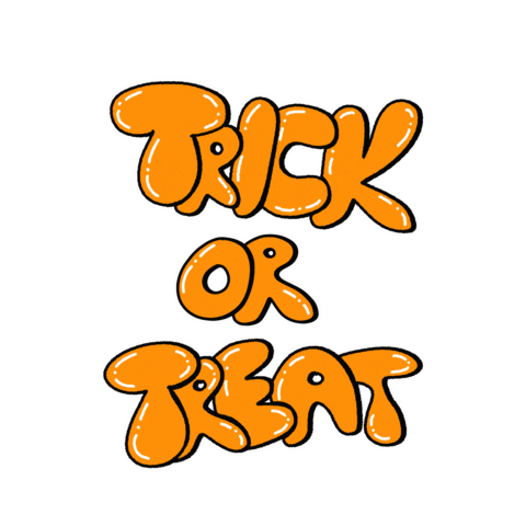 Trick Or Treat Halloween Sticker by scholzydesign