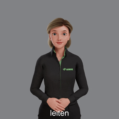 Avatar Gebärdensprache GIF by Sign Time - SiMAX