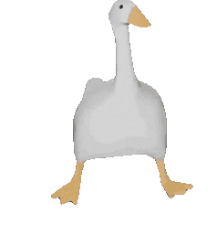Goose Sticker by hamlet