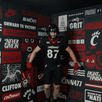 Cincinnati Football Gavin GIF by Cincinnati Bearcats