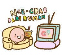 Grab Boba Sticker by Fat Bubble Group