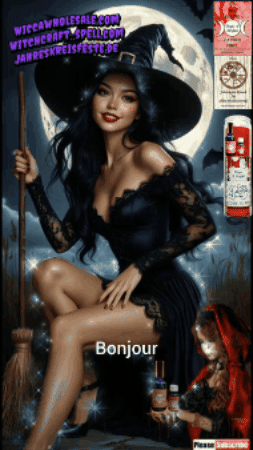 WitchesLoveSpellCometomeSpray giphygifmaker bruja sorciere strega GIF