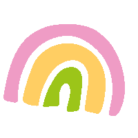 Art Rainbow Sticker by La Cabane d'Achille & Camille
