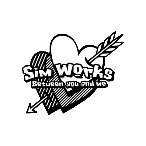 SimWorks giphygifmaker heart sw heart with arrow Sticker