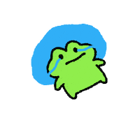 Sad Illustration Sticker