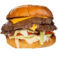 Burger Sticker by DollNBurgers