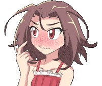 Hair Blushing Sticker by Jin