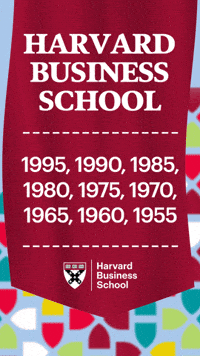 Reunion Mba GIF by Harvard Business School