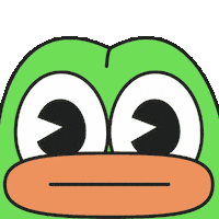Eyes Wide Open What Sticker by Franky The Frog