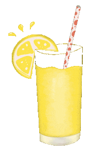 emmagubitzdesigns drink cheers lemonade straw Sticker