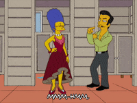 gesturing marge simpson GIF