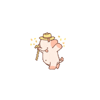 cajuhouse happy party yay sparkle Sticker