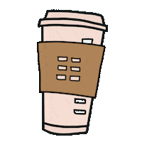 Cafe Pastel Sticker