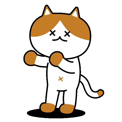 Cat Kitty Sticker by 궁디팡팡 캣페스타