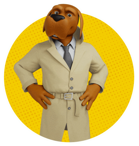 McGruffatNCPC dog crime ncpc crime dog Sticker
