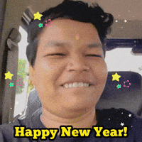 Celebrating Happy New Year GIF