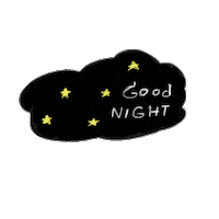 iamyaaya star moon goodnight tonight Sticker