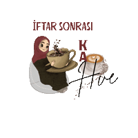 Gonulmihrabi Iftar Kahve Coffee Sticker