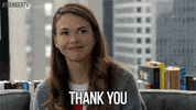 sutton foster thank you GIF by YoungerTV