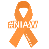 Orange Awareness Sticker by Reproductive Fertility Center