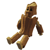 Chill Sitting Sticker by stray.derps