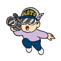 Kato Floating Sticker