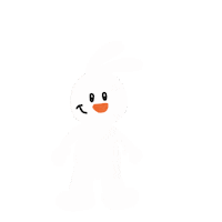 Todthebunny dance fun bunny carrot Sticker