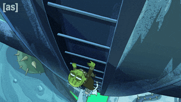 Climbing Climb GIF by Adult Swim