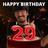 29 Years Old 29Th Birthday GIF
