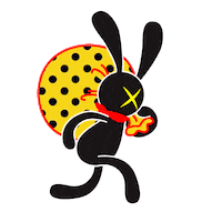 run running Sticker by ShowtheMonster