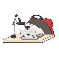 wanuwu kawaii streamer stream hamster Sticker