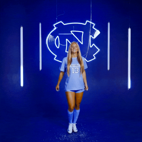 University Of North Carolina Soccer GIF by UNC Tar Heels