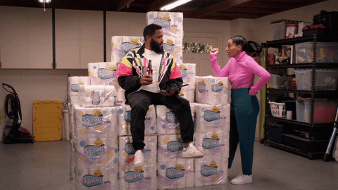 Toilet Paper Beer GIF by ABC Network