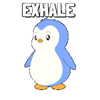 Penguin Farting Sticker by Pudgy Penguins